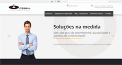 Desktop Screenshot of cebra.com.br