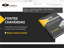 Tablet Screenshot of cebra.com.br